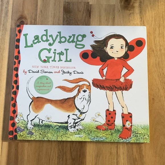 Ladybug Girl & At the Beach Beautiful Hardcover Books by David Soman Jacky Davis - Picture 5 of 16